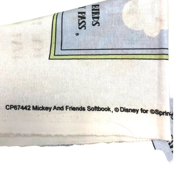Disney Welcome Home Mickey Soft Book Fabric Panel Donald Pluto Springs Creative - Picture 6 of 6